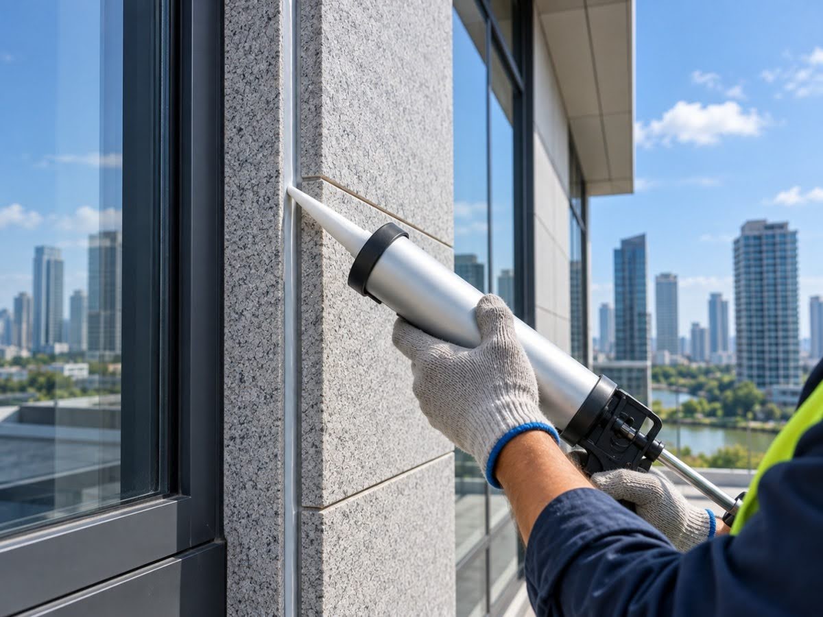 Exterior silicone sealants